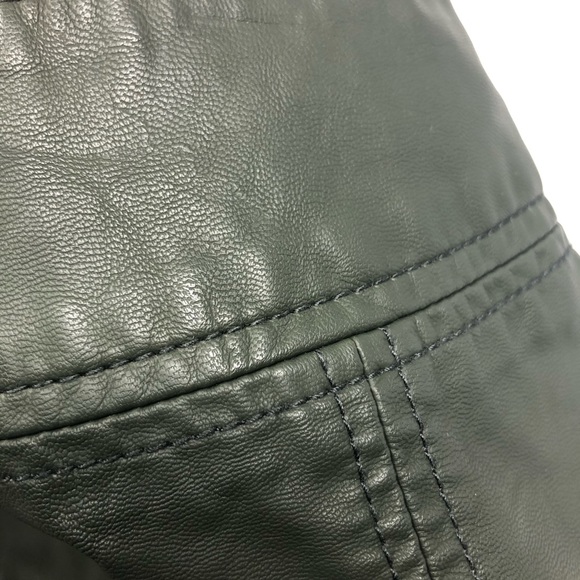 Free people green vegan mini skirt lined 574 - Picture 8 of 8